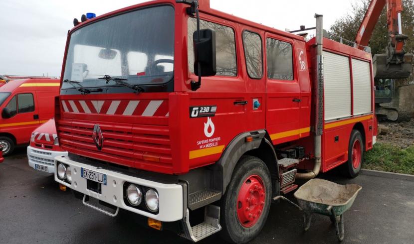 Les pompiers de Moselle mettent leurs véhicules aux enchères