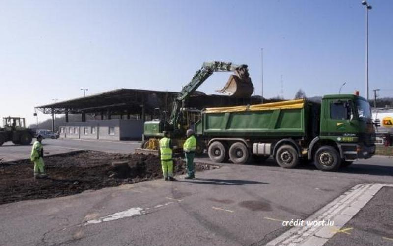 Contournement total du poste frontière de Zoufftgen
