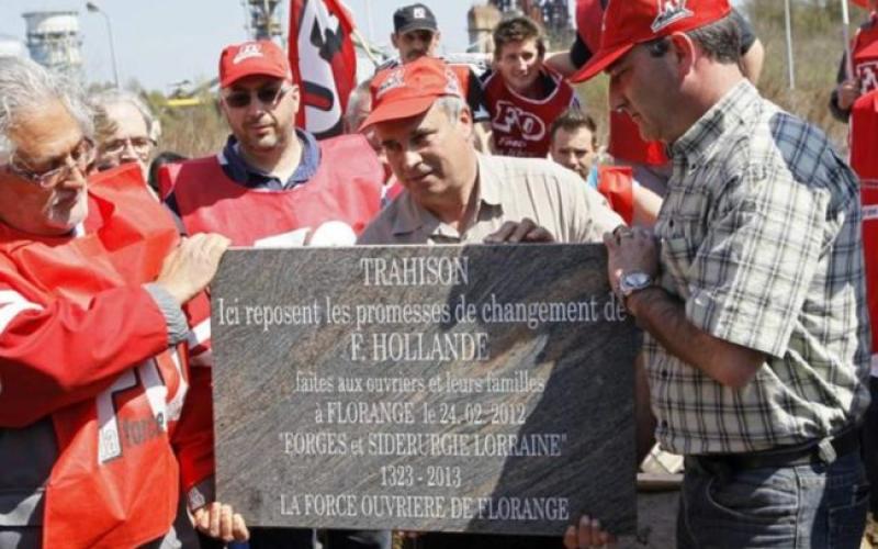 La stèle des promesses non-tenues de François Hollande vendue !