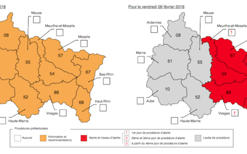 Un pic de pollution sévit sur la Lorraine