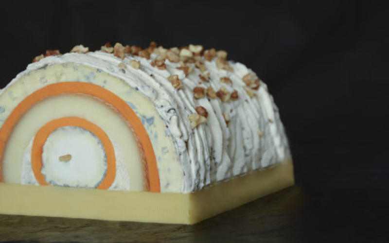 Une version originale de la bûche de Noël