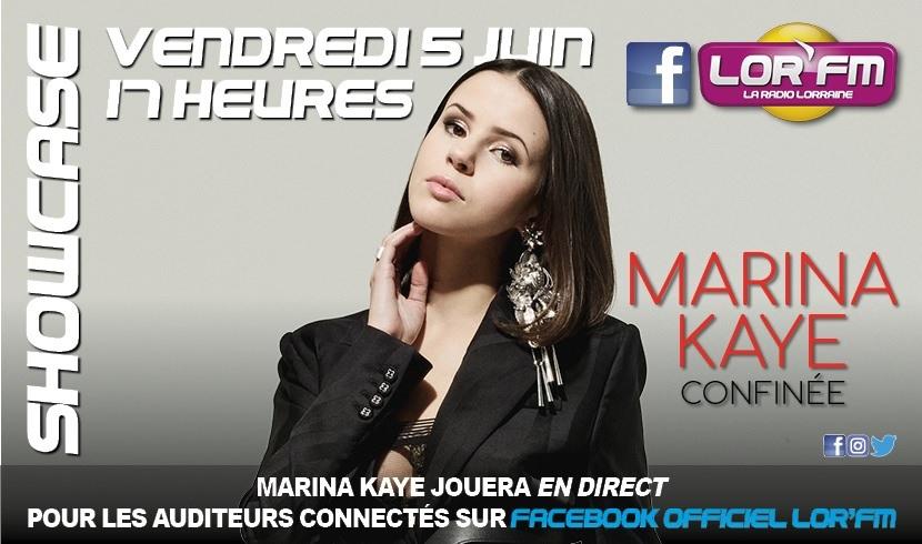 Marina KAYE en showcase sur LOR'FM