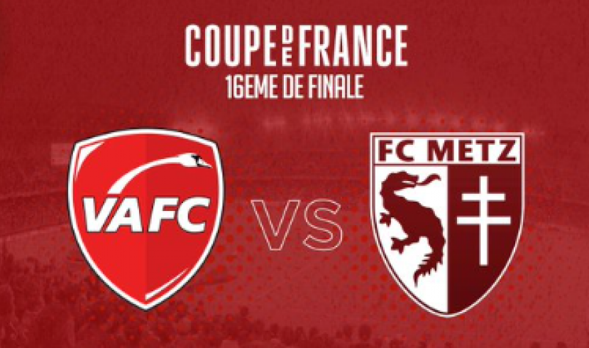Coupe de France : Metz se déplacera à Valenciennes pour les 16e
