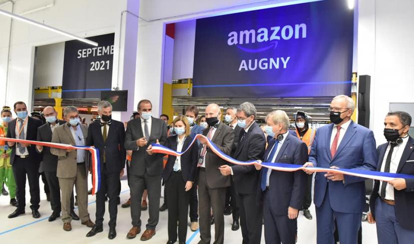 Augny : le site d'Amazon inauguré