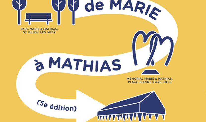 Hommage : 5e marche bleue "de Marie à Mathias"