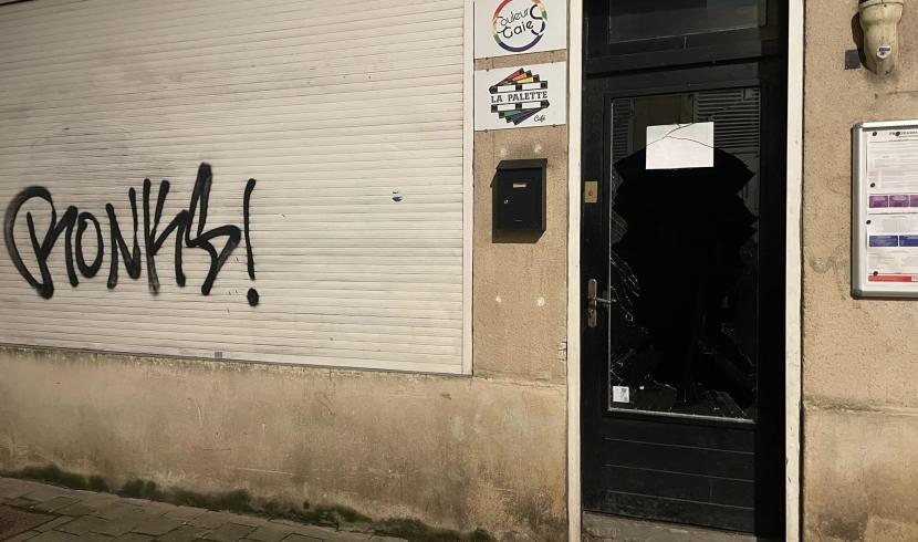 Metz : les locaux de Couleurs Gaies, vandalisés 