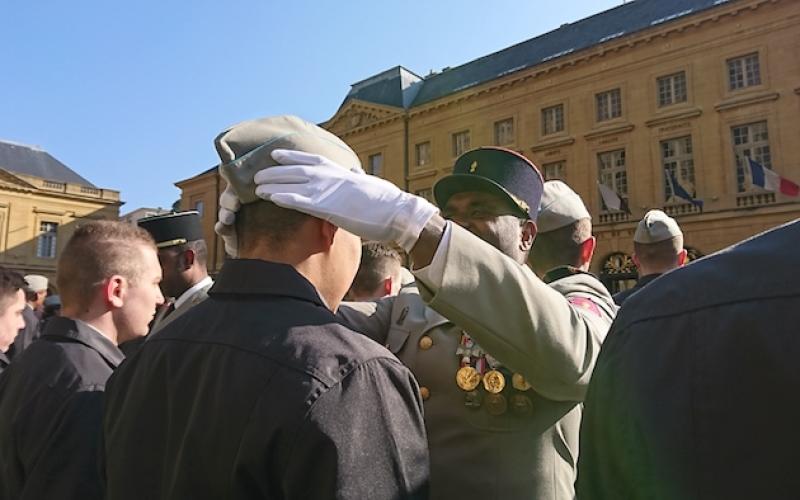 80 jeunes volontaires ont reçus leur calot après leur Service Militaire Volontaire