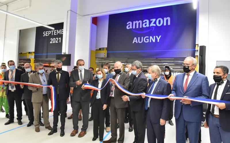 Augny : le site d'Amazon inauguré