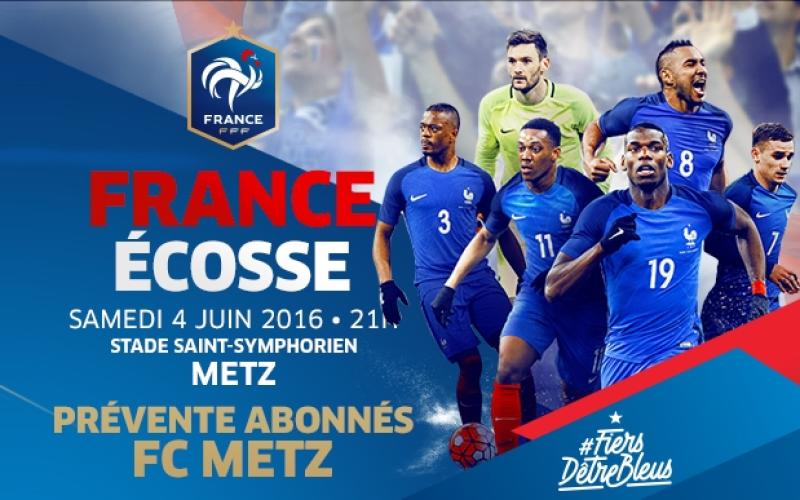 Billets pour France/Ecosse : dernier jour de vente pour les abonnés !