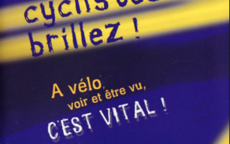 Cyclistes : voir et être vu, c'est vital !
