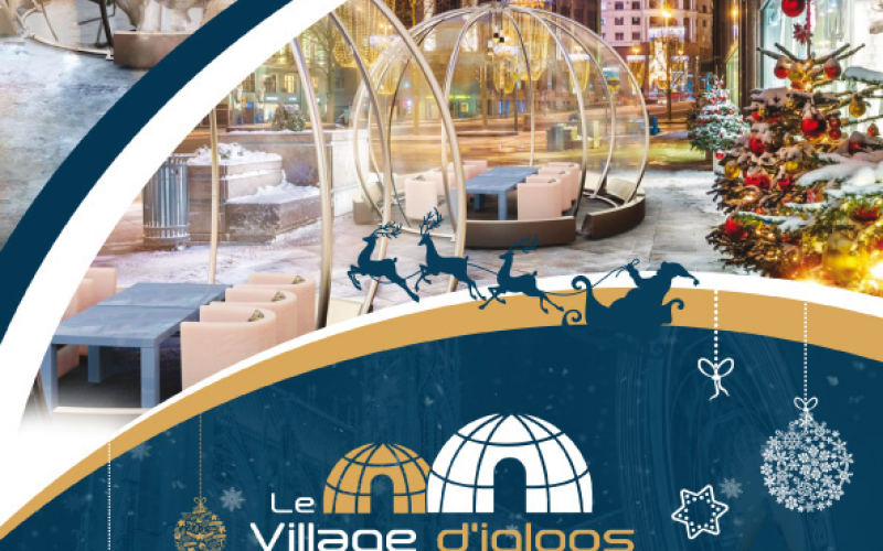Des "igloos gourmands", s'invitent à Metz !