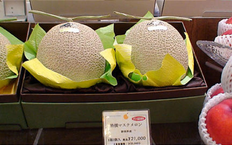 Deux melons vendus 11 000 euros