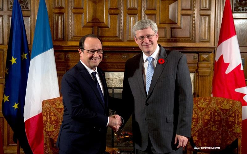 François Hollande à Ottawa pour défendre l'action de la coalition contre l'Etat Islamique