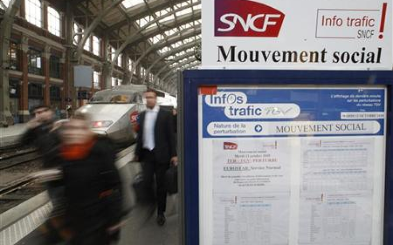 Grève des cheminots contre la réforme ferroviaire