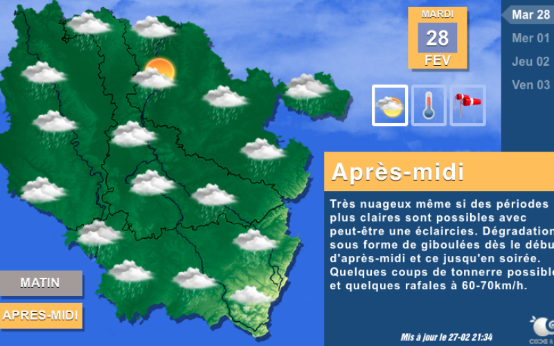 Gros coup de vent hier sur la Moselle et des rafales encore prévues aujourd'hui !
