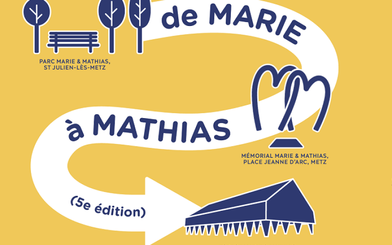 Hommage : 5e marche bleue "de Marie à Mathias"
