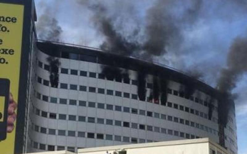 Incendie à la Maison de la Radio à Paris
