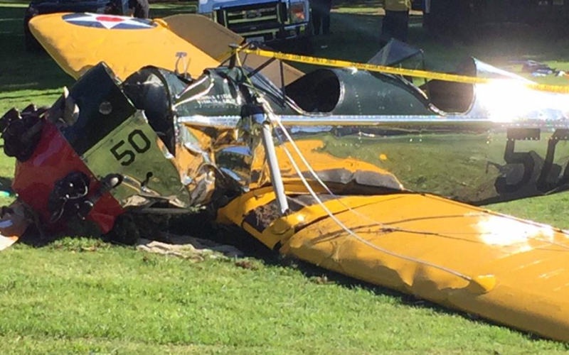 L'acteur américain Harrison Ford blessé dans un accident d'avion