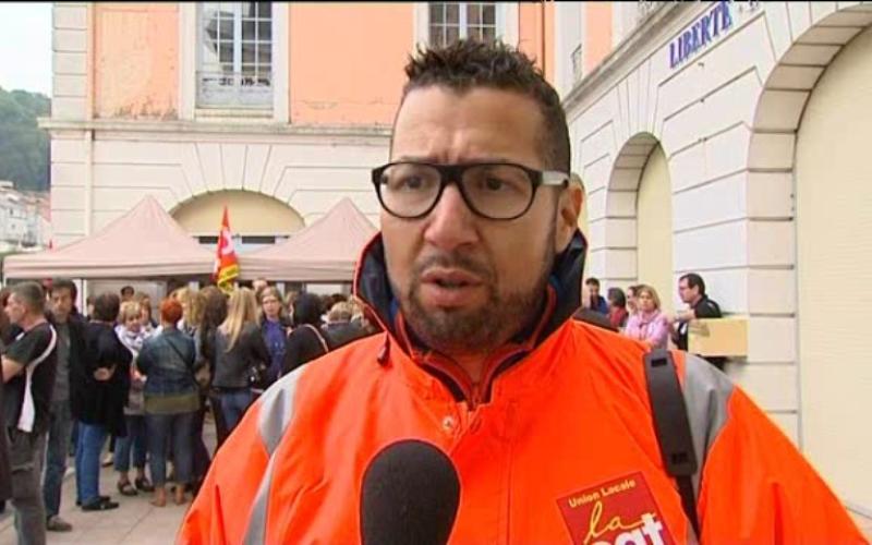 L'état d'urgence sociale décrété par les syndicats à la mairie de Longwy