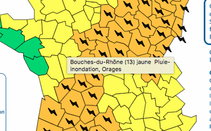 La Lorraine en alerte oranges pour orages violents