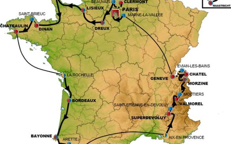 Le tracé du Tour de France 2015 dévoilé