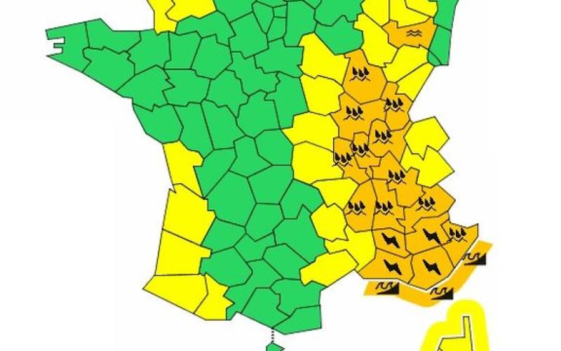 Les Vosges en vigilance orange