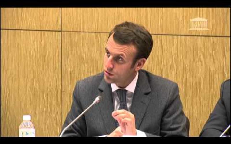 Macron défend la réforme du Code du Travail