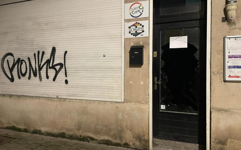 Metz : les locaux de Couleurs Gaies, vandalisés 