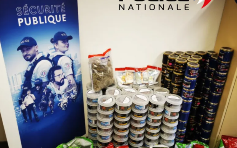 Metz :  un homme arrêté avec 1 kg de drogue et des milliers d'euros en liquide