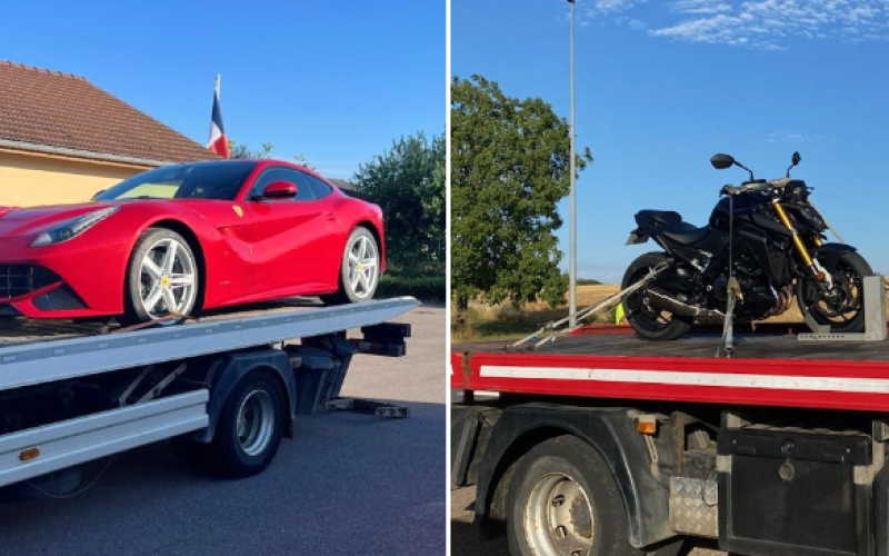 Moselle : deux bolides interceptés après de lourds excès de vitesse