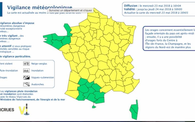 Moselle : le département en vigilance jaune orages, vents violents et risques de fortes précipitations