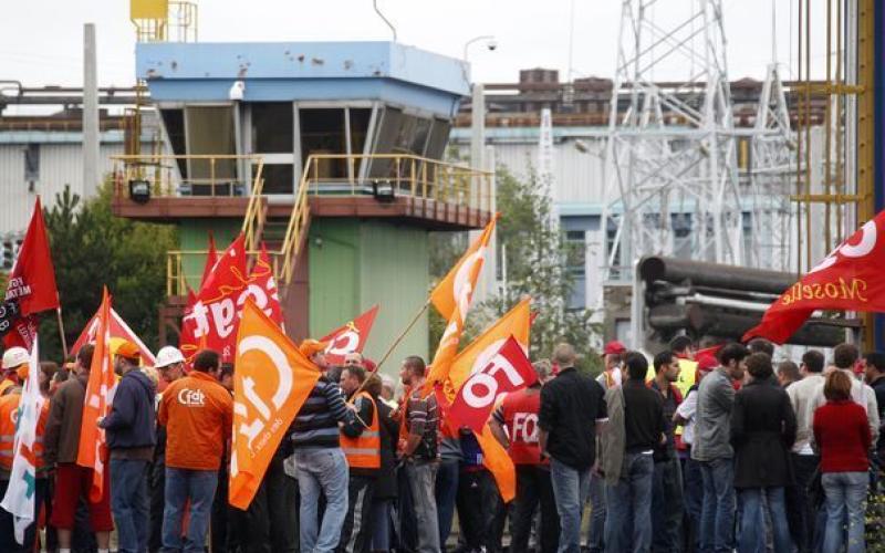 Mouvement social sur le site d'ArcelorMIttal