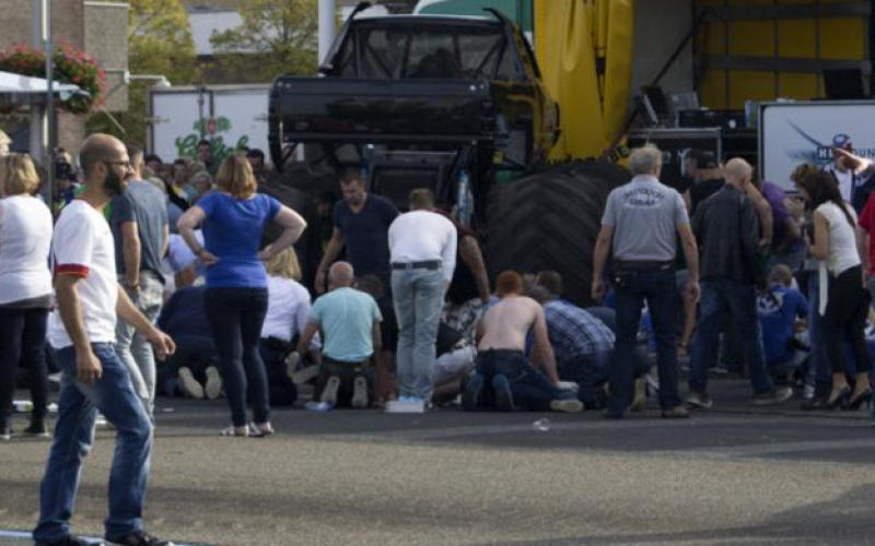 Pays-Bas : un show de "Monster Truck" vire au drame