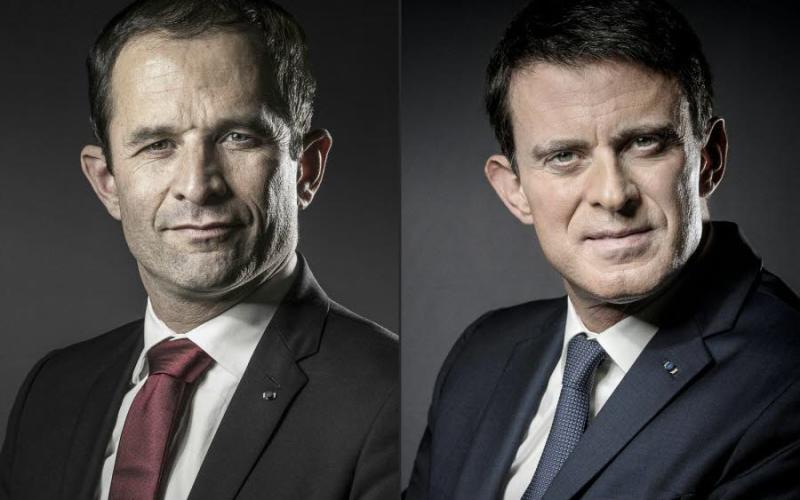 Primaire de Gauche : Benoît Hamon et Manuel Valls s'affrontaient hier soir