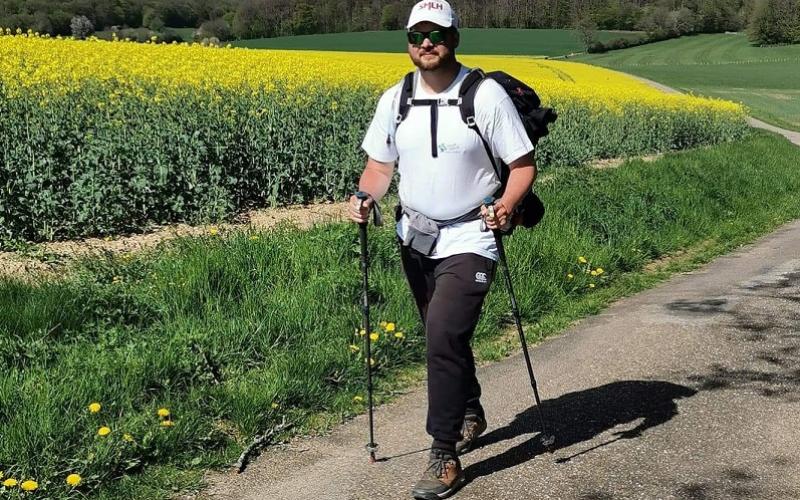 Un vosgien, rescapé d'un AVC, s'est lancé dans un tour de France à pied