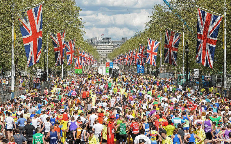 Une demande en mariage en plein marathon
