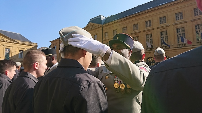 80 jeunes volontaires ont reçus leur calot après leur Service Militaire Volontaire