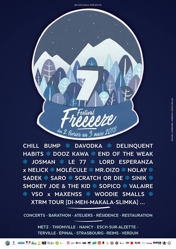 Du 02 février au 03 mars, le Festival Freeeeze prend ses quartiers dans le Grand Est !