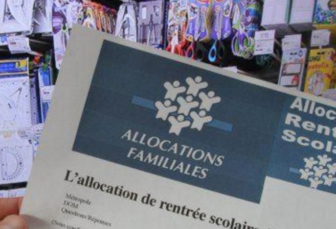 L'allocation de rentrée scolaire versée aujourd'hui