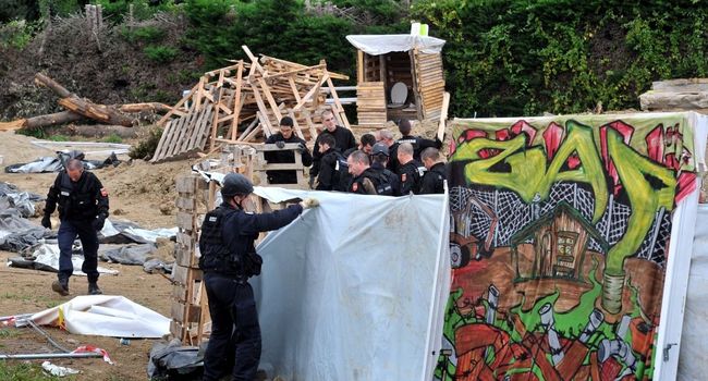 L'évacuation de la ZAD de Notre-Dame-Des-Landes a commencé