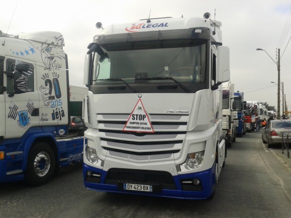 Lorraine : manifestation des chauffeurs routiers ce matin, blocages sur l'A4