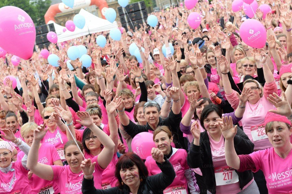 Messine : 15 113 femmes ont couru contre le cancer du sein