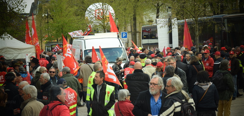 Metz : 2500 personnes dans les rues ce jeudi