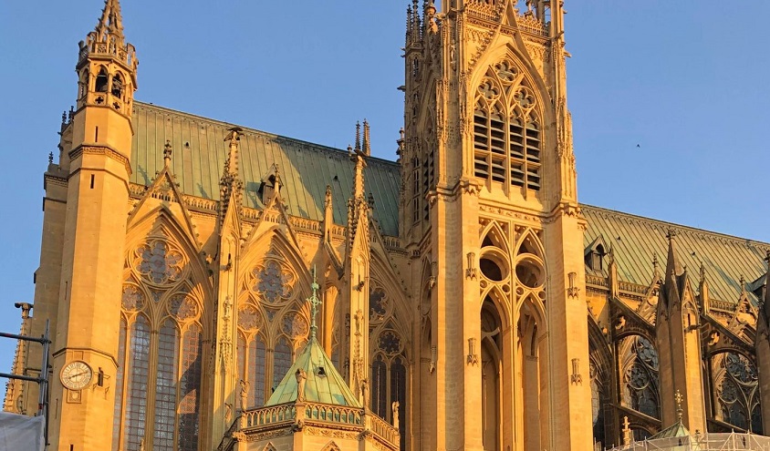 Metz : 4 jeunes belges se filment sur le toit de la cathédrale