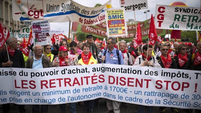 Moselle : près de 500 retraités dans la rue hier contre la hausse de la CSG