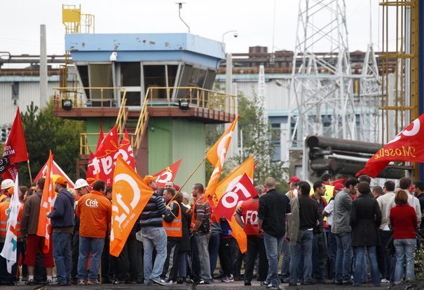 Mouvement social sur le site d'ArcelorMIttal