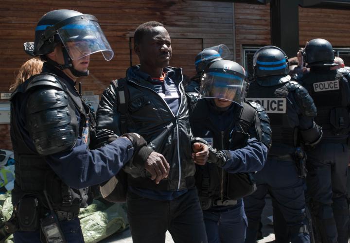 Nouvelle évacuation musclée d'un camps de migrants à Paris