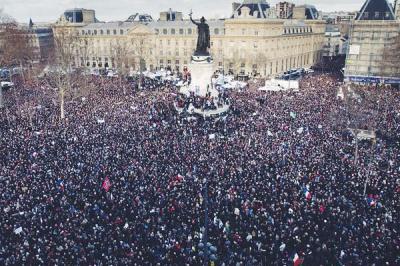 Rassemblement historique à Paris