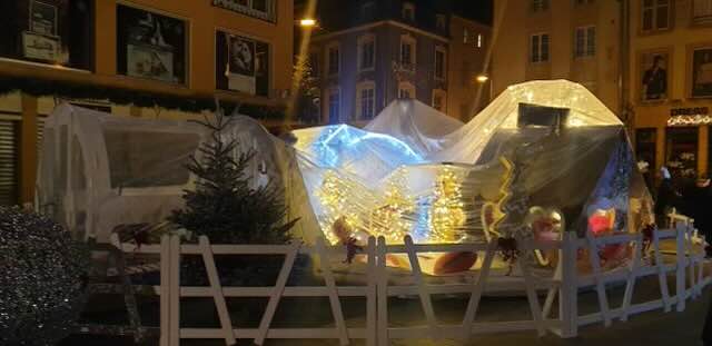 Thionville : la "Bulle enchantée" de Noël a été détruite