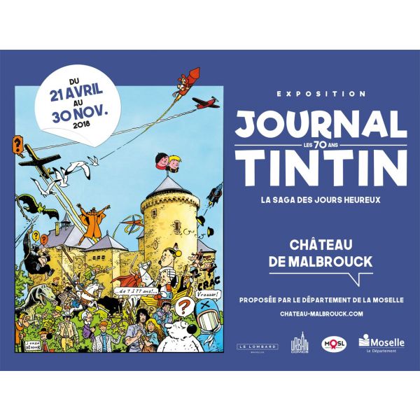 Tintin, le plus célèbre des reporters s'invite à Manderen